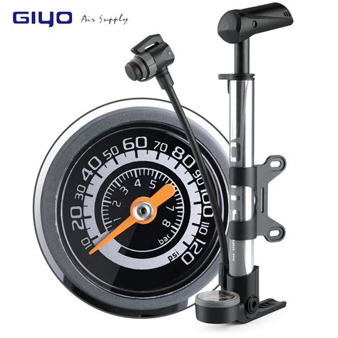 Giyo Floor Hand Pump For Bicycle Tire Mtb Road Bike Pumps Hose Pressure