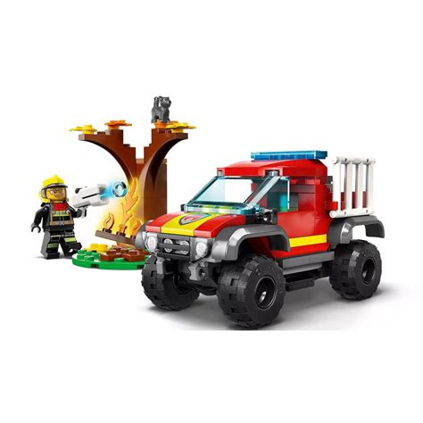 Lego® City 4x4 Fire Truck Rescue 60393 Target Australia