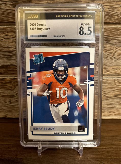 Panini Donruss Jerry Jeudy Rated Rookie Card Rc Cgc Ebay