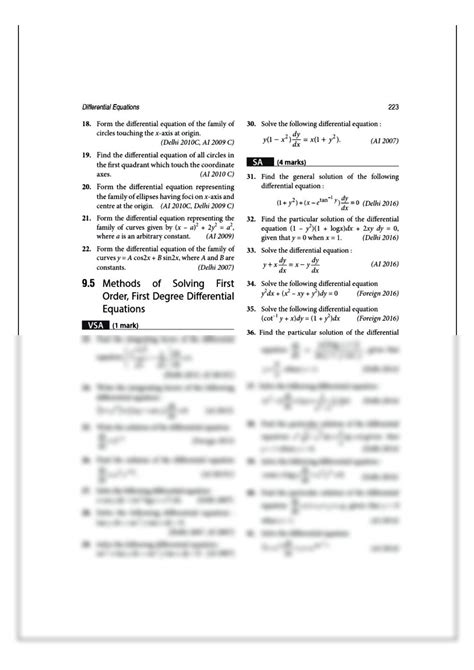 Solution Differential Equations Solved Question Paper Studypool