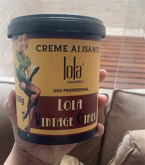 Lola Cosmetics Vintage Girls Creme Alisante 850g Blz Promoções do Dia