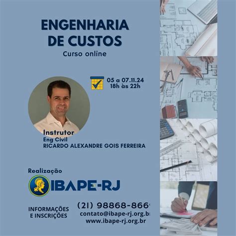 Curso Engenharia De Custos Ibape Rj Hotmart