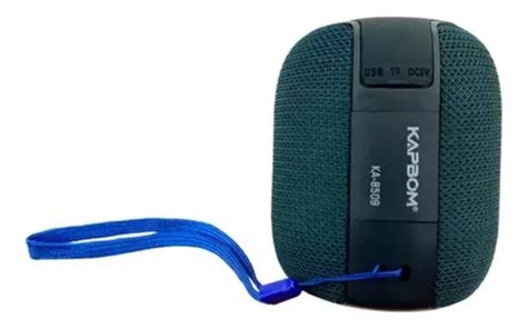 Caixa De Som Bluetooth Kapbom Qualidade Som Potente Ka Cor Azul