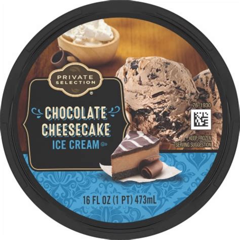 Private Selection Chocolate Cheesecake Ice Cream Pint 16oz Fred Meyer