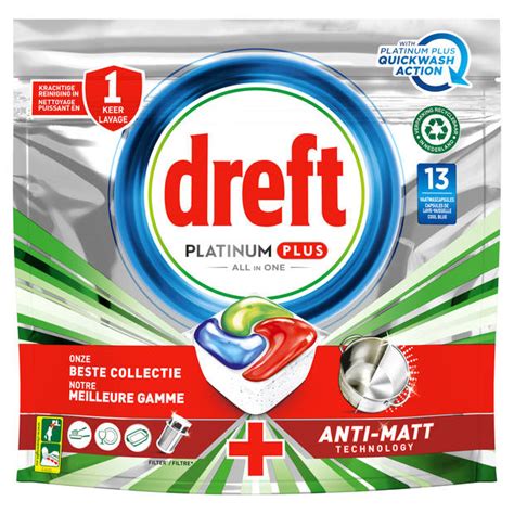 Dreft Vaatwas Tabletten Platinum Plus Regular Stuks Blokker