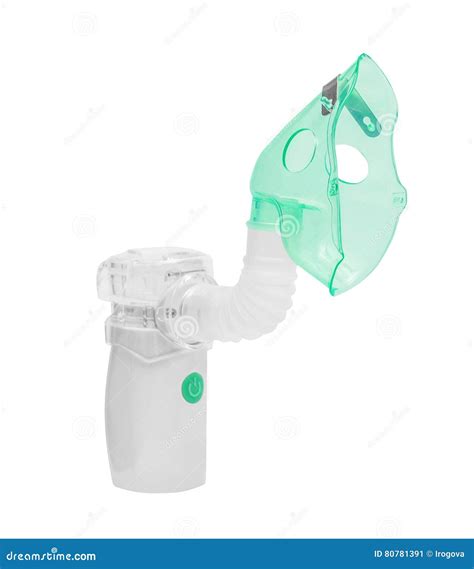 A Nebulizer Or Nebuliser Mask That Is Connected To Oxygen Cylinder Or A