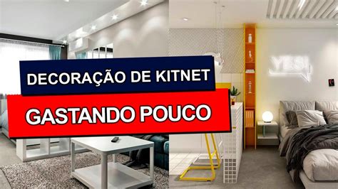 KITNET Dicas Para Decorar GASTANDO POUCO YouTube