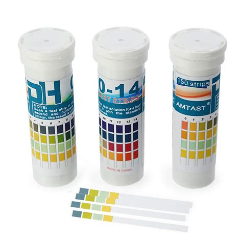 Amtast 1500 Ph Test Strips Universal Ph Paper 0 14 Acid Alkaline Ph