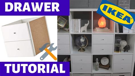 How To Assemble Ikea Kallax Drawers Inserts Fast Easy Install YouTube