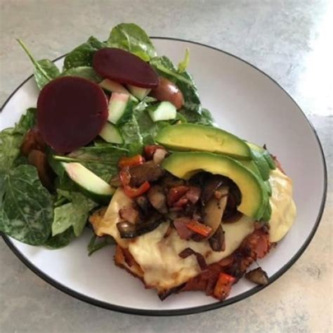 Naked Pub Parmi And Salad Keto The Aussie Way