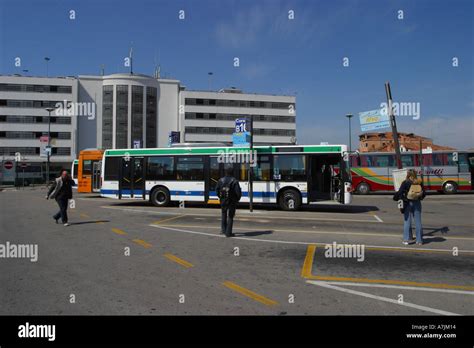 Piazzale Roma The Main Bus Terminal And Multi Storey Car Park In Venice