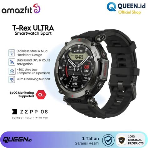 Jual Amazfit T Rex Ultra Smartwatch Sport Amoled Dual Band Gps Trex