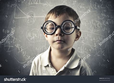 Child Thick Eyeglasses Stock Photo 80870002 Shutterstock