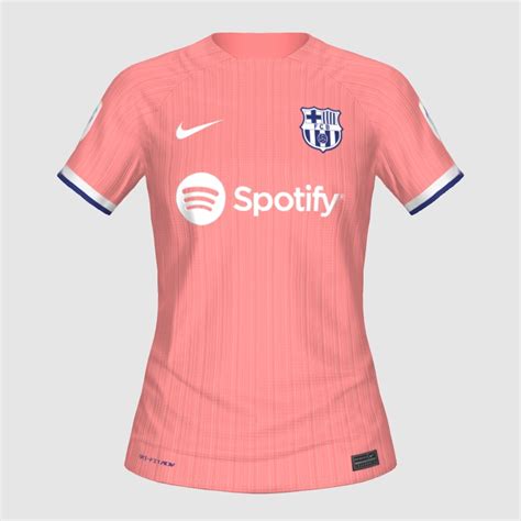 FC Barcelona Femeni Away Kit Concept FIFA Kit Creator Showcase