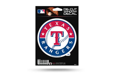 Texas Rangers Window Decal Sticker Officially Licensed Mlb Made In Usa