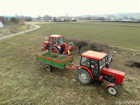 Zdjęcie ciągnik Ursus C 360 Przyczepa Jednoosiowa MTZ 82 Rębak