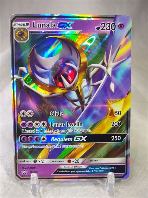 Mavin Pokémon TCG Card Lunala GX SM103 Promo Sun and Moon Pokemon