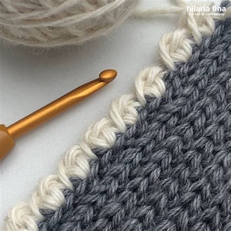 Baya Borde De Ganchillo Aprender Hilaria Fina In Crochet