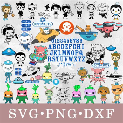 Octonauts Svg Octonauts Bundle Svg Png Dxf Svg Files For Inspire