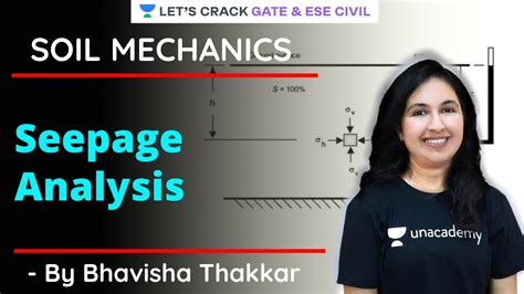 Seepage Analysis Soil Mechanics Ese Gate Ssc Je Youtube