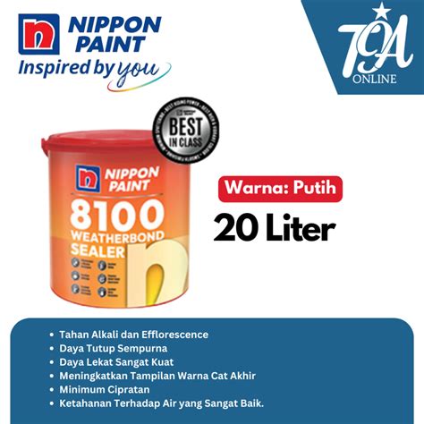 Jual Cat Dasar Tembok Exterior Premium Nippon Paint Weatherbond