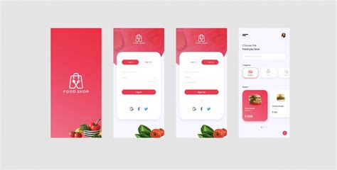 Figma Food Delivery App Ui Free