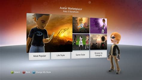 Xbox 360 Avatars Getting New Outfits, Props, Marketplace