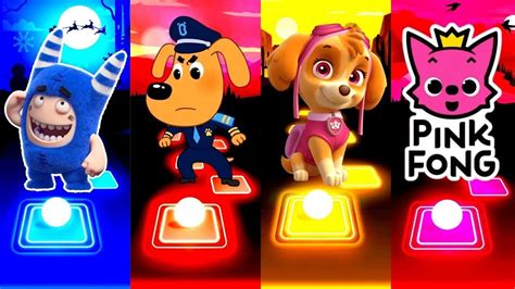 Oddbods Pogo Sheriff Labrador Paw Patrol Pinkfong Who Is Win