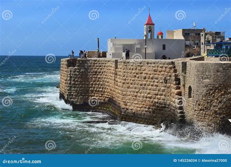 St John Church, Old City of Acre, Israel Stock Photo - Image of ...