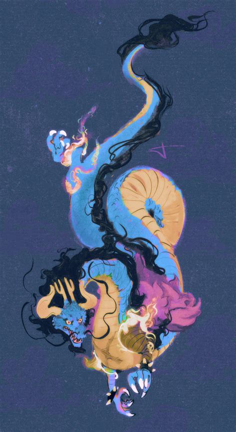 Kaido's dragon form by tonneya-dorn on DeviantArt