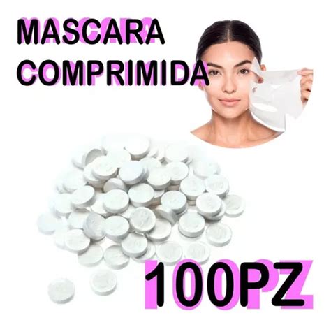 Mascarilla Diy Facial Algodón Hidratante Comprimida 100 Pzs Cuotas