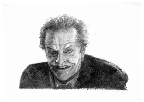 JOKER Pencil Drawing Jack Nicholson Poster - Etsy