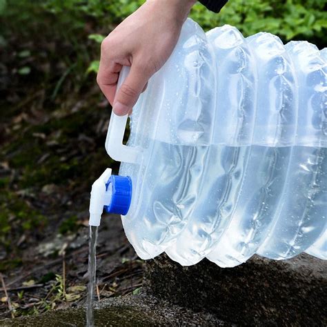 TaffSPORT Kantong Air Lipat Foldable Camping Water Storage Plastik PE