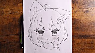 How To Draw Anime Girl Easy Anime Drawing Easy Step By Step Cute Easy ...