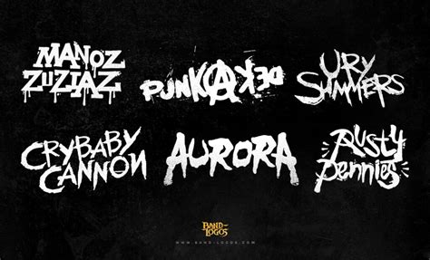 Post-Punk Logos | Band Logos | We Design Killer Band Logos!