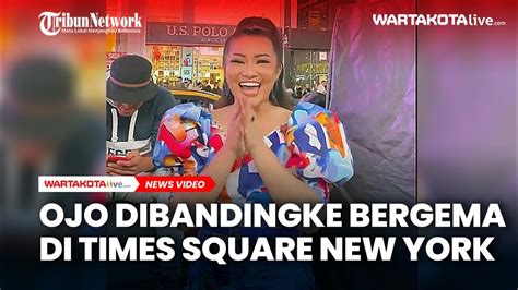 Fitri Carlina Goyang Times Square New York Nyanyi Ojo Dibandingke YouTube