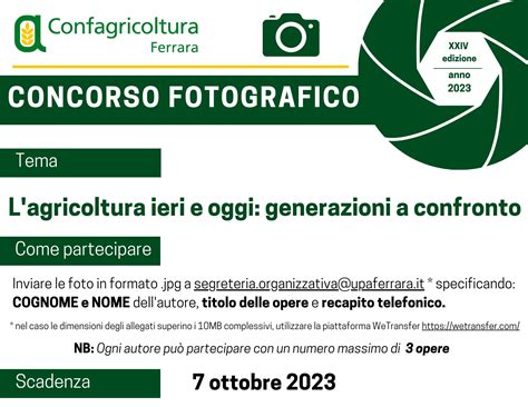 Torna Il Concorso Fotografico Di Confagricoltura Ferrara