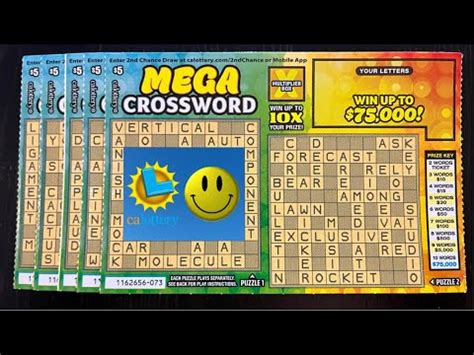 K Prize Mega Crossword Scratch Offs Winners Youtube