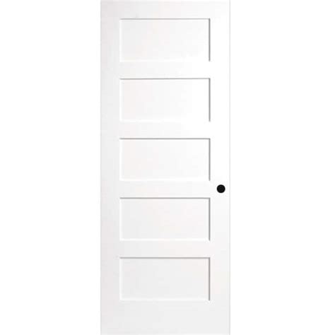 Steves Sons 28 In X 80 In Universal 5 Panel Shaker White Primed