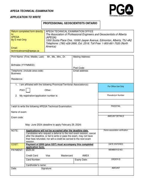 Apega Technical Application Form 2024 Pdf Credit Card Banking