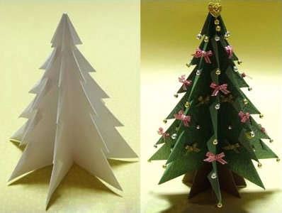 origami christmas tree 122 3D ~ cool origami easy