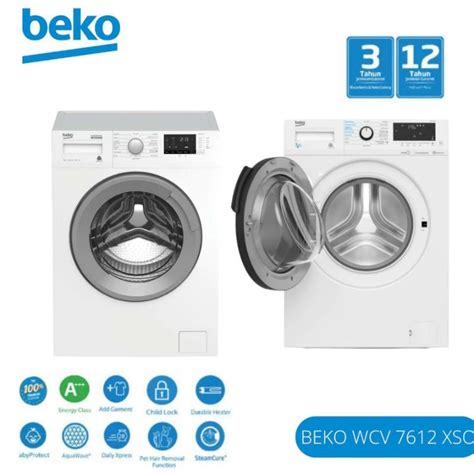 Jual Mesin Cuci Beko Front Load Wcv Xso Kg Shopee Indonesia