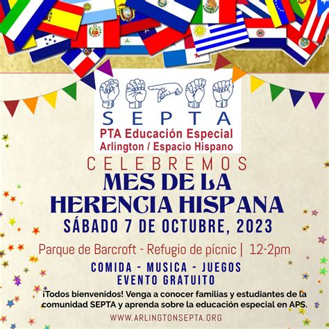 Pta Educaci N Especial Celebremos Mes De La Herencia Hispana Dr