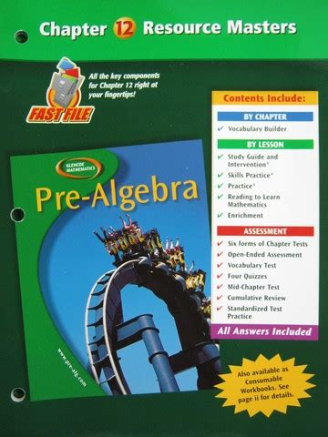 Glencoe Algebra 1 Workbook