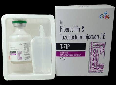 Piperacillin Tazobactum Injection T Zip Packaging Vial G