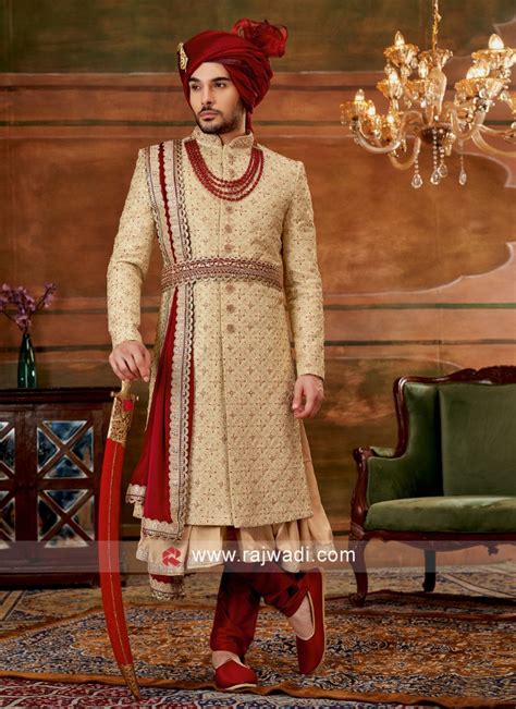 Maroon Sherwani Wedding Atelier Yuwa Ciao Jp