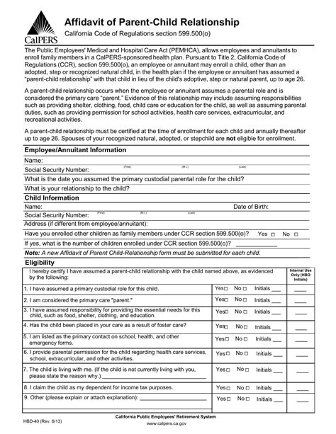 Hbd 40 Form Fill Out Printable PDF Forms Online