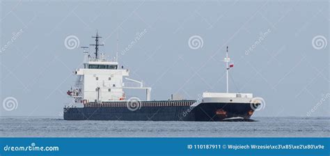 MERCHANT VESSEL stock image. Image of horizon, engineering - 110187911