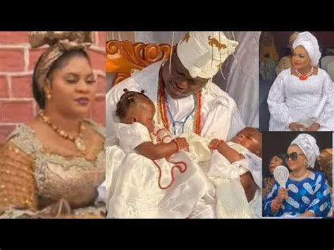 WATCH HOW OONI OF IFE OGUNWUSI WELCOME IS BEAUTIFUL TWIN S HIS