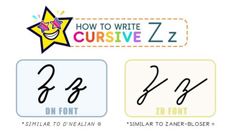 Cursive Z Superstar Worksheets